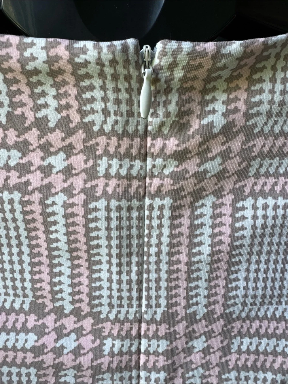 J. McLaughlin Sophia Houndstooth Plaid Catalina Cloth Sheath Dress Size Medium